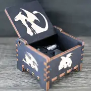 How to Train your Dragon Handmade Wind-Up Wooden Music Box Romantic Flight V.1