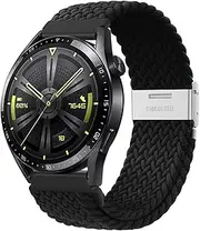 FKMBD 20mm 22mm Strap For Samsung Galaxy Watch 6 5 4 Band 40/44mm 5Pro Active 2 Gear S3 Braided Elastic Bracelet For Huawei GT2/3 /4Pro/5 WatchBands