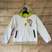 Teezo Hooded Jumper ~ Boys Size 14 ~ Alien Print w Zip Up Front