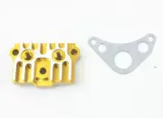 65MM 40MM Gold CNC Oil Cooler Adapter Plate 50 110 125CC Pit Dirt Bike ATV Z50
