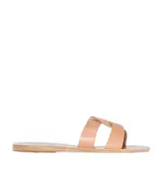 Desmos cross-belt sandals 41 Nude