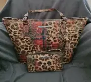 New With Tags Brahmin Animal Tartan Medium Asher And Corie Wallet Wristlet