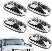 Solar Cab Lights For Truck Wireless,Wireless Truck Cab LED Lights,5 Waterproof LED Cab Lights For Truck | No Drill Cab Lights,Solar Power Cab Lights For Truck