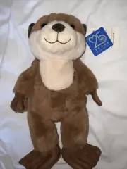 Build-A-Bear 25th Celebration Collection River Otter Brown Plush NWTs