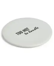 The Cellar Words Circle Ceramic Trivet