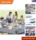 Picnic Beach Blankets Machine Washable, 80''x80'' Extra Large Waterproof Sand...