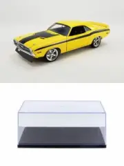 DIECAST CAR W/DISPLAY CASE 71 DODGE CHALLENGER R/T STREET FIGHTER A1806020 1/18
