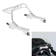 Chrome Two Up Luggage Rack Fit For Harley Fat Boy FLFB Breakout FXBR 2018-2024