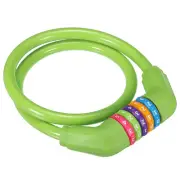 0.7M Bike Lock Cable, 5 Digit Combination Anti Theft for Bicycles, Green