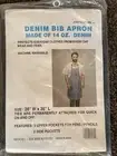 Protect Me Men's 14 oz Denim Bib Apron 28" x 36" Shop Workshop