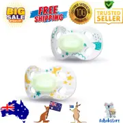 Medela Baby Soother Night & Night Glow in The Dark Unisex Duo 0-6 Months