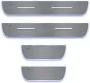 LED Car Door Sill Lights Strip Kit | Wireless Car Door Welcome Courtesy Light | Wireless Car Door Welcome Courtesy Light for All Car