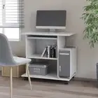 vidaXL Computer Desk White 80x50x75 cm Engineered Wood BBT