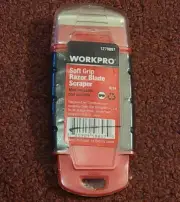 NEW WORKPRO SOFT GRIP RAZOR BLADE SCRAPER MINI 1279097