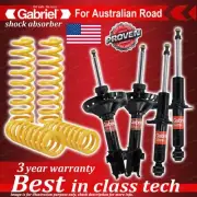 4 x Raised Gabriel Shock + Coil Spring for Subaru Outback AWD BP9 4CYL 2.5 03-09 (for: Subaru)