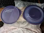 Tupperware Flat Out 950ml Collapsible Plastic Bowl & Lid 5453A Purple