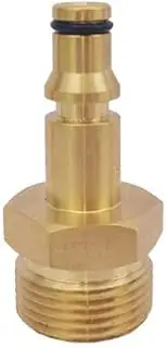 Michear High Pressure Washer Adapter,Hose Adapter Quick Connect, Brass M22 Washer Gun Hose Pipe Convert Tool(M22 14MM Fitting Hose Connector)