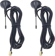2Pcs Suction Cup Antenna GSM High Gain Magnetic SMA GPRS Booster for Industrial Supplies