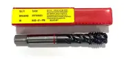 Dormer 5/8-11 Tap HSS-E-PM Spiral Flute Semi Bottoming 45Â° TiAlN Red Ring 4FL