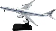Pre-Built Model Aircraft 1:400 16CM Luxury Model Collectible Airplanes Kuwait Aircraft for Airbus A340-500 9K-GBA Static Replica Aircraft Miniature Airplane Model
