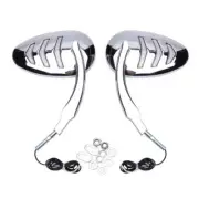 Motorcycle Chrome Rear View Mirror Arrow LED Turn Signal For Harley Davidson US