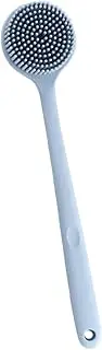 Soft Silicone Back Scrubber Shower Bath Body Brush with Long Handle