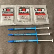 3pk Shin-Etsu Silicone Compound (Thermal Paste) And Chem Pad