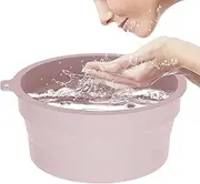 Facial Ice Plunge Bowl - Face Ice Bath Bowl | ICES Bowls Faciall Cold Plunges Chiller | Washing Basin | Folding Silicone Washbasin Skin Firming Tool for Home Traveling Trip Vacation Trips
