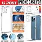 Clear Shockproof Bumper Back Case Cover For iPhone 14 13 12 Pro Plus XS MAX X XR