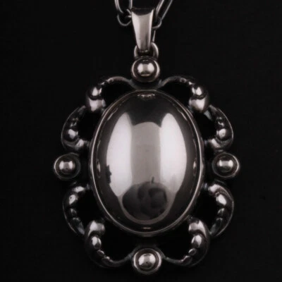 GEORG JENSEN Sterling Pendant of The Year 2018 with Silverstone. LIMITED EDITION