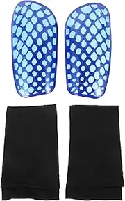 ibasenice 1 Set Soccer Shin Pads for Adults Protective Calf Guards Ergonomic Design Energy Absorbing Easy to Wear Football Accessories for