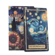 Starry Night Tarot Cards - 78-Card Deck For Divination Fortune Telling Future