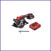 Compact Brushless Circular Saw Kit - 20V, Up to 6,000 RPM, Lightweight & Red