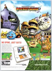 Print Ad 2006 Dragon Quest Heroes Rocket Slime Nintendo DS Promo Poster Art