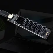 USB C To SATA 3.0 Expansion Card 6Gbps Plug and Play Riser Card Converter Card