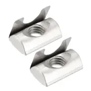 Roll In Spring M8 T Nuts, 3030/4040 Series Universal with Spring Sheet, 15 Pcs