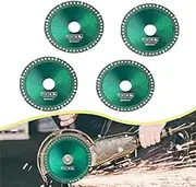 Indestructible Disc for Grinder - 4Pc Multifunctional Cutting Saw Blade, Glass Cutting Disc, Angle Grinder Disc, Ultrathin Blade for Smooth Cutting and Grinding