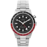 Timex Waterbury Traditional GMT 39mm Black Red SS