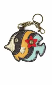 CHALA TROPICAL FISH KEY RING KEY CHAIN FOB AND COIN PURSE NEW
