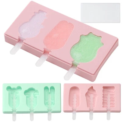 Frozen Mould Ice Cream Maker Popsicle Sticks Popsicle Molds DIY Silicone
