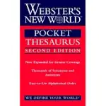 WEBSTER’S NEW WORLD POCKET THESAURUS