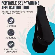 Self Tanning Back Applicator - Reusable Back Care Sponge Folding Tanning Back
