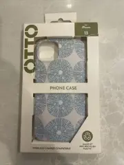 Apple Silicone Case with MagSafe for iPhone 13 Pro - Blue Pattern