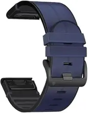 [ISOUDE] 22 26mm Quickfit Watch Strap For Garmin Fenix 7X 7 6 6X Pro 5X 5 3HR 935 945 MK2 S60 S62 Genuine Leather Band Silicone Wristband