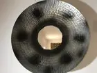 Beautiful Round Wall Mirror Metal Look Metal Wall Mirror Natural BIG 72 CM