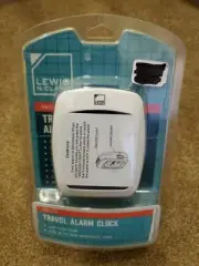 Lewis N Clark Analog Alarm Clock White 2062