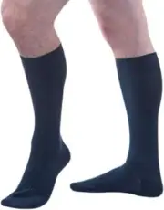 Allegro Essential Cotton Compression Socks Large (Navy) 20-30mmHg