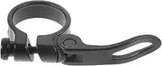 GANAZONO Quick Release Seat Tube Clamp Seat Post Cycling Clamps Folding Bike Bicycle Alloy Tube Clip Collar Cycle Clamp Clamp Black Aluminum Alloy