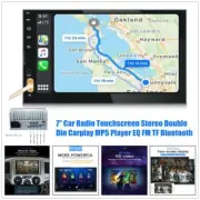 Double Din Car Stereo 7" Radio Audio Player Bluetooth USB/TF card/EQ/FM Carplay (for: Porsche)