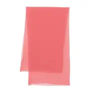 Alberta Ferretti Semi-Sheer Scarf One size Pink